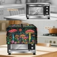 thumbnail image 5 of FOR U DESIGNS Mushroom Daisy Print Microwave Oven Dust Cover Wear-Resistan Lid for Air Fryer Toaster Oven Dust-Proof Microwave Oven Folding Covers, 20.9 x 15.7 x 12.4 inches-L, 5 of 8