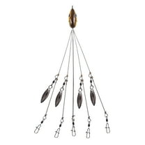 Apmemiss Clearance 5 Arms Umbrella Fishing Rig Bait Fishing Lures with Snap Swivels Clearance Items for Women