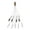 C, variant on Bass Fishing,Saltwater Fishing Gear,5 Arms Alabama Rigs for Bass Fishing, Swimbait Lure Kit, Umbrella Rigs with 4 Willow Leaf Blades, Great for Trout Salmon for Both Freshwater(E)