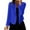 Blue, variant on Women's Fall Long Sleeve Coat with Lace Detail Slim Fit Lightweight Jacket Elegant Patchwork Design S Size Blue