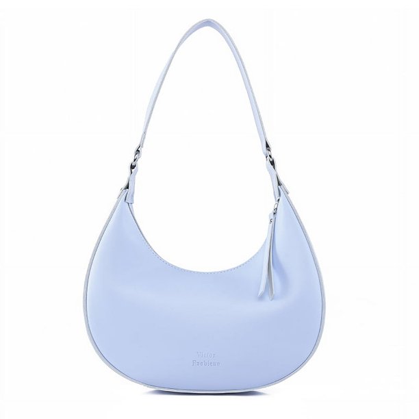 Bolso Hombro PU para Mujer Bolso para Axila Bolso Cruzado Con (azul)