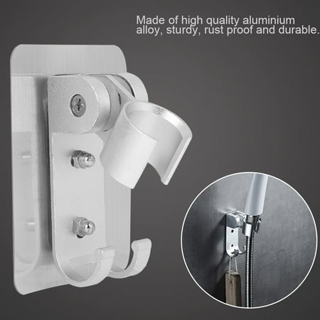 

Shower Head Base Heavy Duty Shower Head Holder Practical Aluminium Alloy Shower Head Bracket For Home Hotel