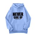 thumbnail image 4 of Holzkary Hoodies for Women Oversized Sweatshirts Loose Hooded Sweatshirt with Fleece and Versatile Printed Top Fall Fashion Outfits 2025 Casual Sweaters Tops Workout Winter Clothes Sky Blue Xxl, 4 of 5