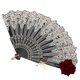 thumbnail image 1 of Palace Style Folding Fan Elegant Hand Fan Folding Fan For Performance Stage, 1 of 4