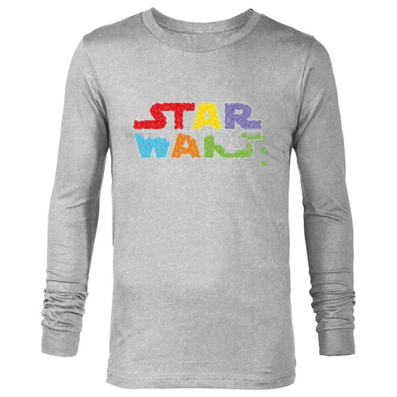 Star Wars Treats Movie Logo Full of Jelly Beans - Long Sleeve T-Shirt for Men - Customized-Athletic Heather