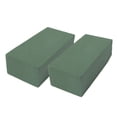 thumbnail image 2 of Dserhfy 2/6 Pcs Floral Foam Blocks for Alive And Artificial Flowers Arrangement 9" x 4" Green Wet & Dry Flower Foam for Home Wedding Garden Decor, 2 of 7