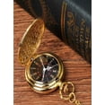 thumbnail image 3 of Reloj de Bolsillo Dorado Liso Elegante Analogo con Cadena Genérico Reloj de Bolsillo Dorado, 3 of 3