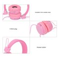 thumbnail image 3 of Auriculares Con Cable De 3,5 Mm, Auriculares Estéreo Ajustables Plegables Con Micrófono Con Cancelación De Ruido, Para PC, Portátil, Tableta, Teléfono, MP3, 3 of 7