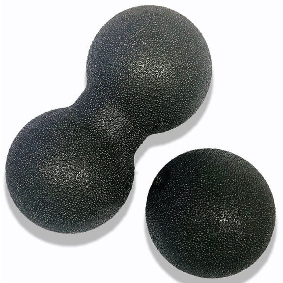 Peanut Massage Ball - Double Lacrosse Massage Ball & Mobility Ball for Physical Therapy - Deep Tissue Massage Tool for Myofascial Release, Muscle Relaxer, Acupoint Massage