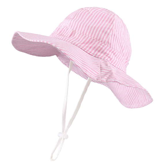 BOBOGOJP Baby Girl Sun Hat Summer Foldable Beach Hats with UPF50 Sun Protection Wide Brim Toddler Bucket Hat Cap