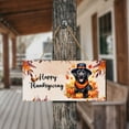 thumbnail image 4 of Happy Thanksgiving Labrador Retriever Welcome Thankful Fall Autumn Pumpkin Landscape Wood Sign Lab Dog Lover Gifts Hanging Wall Home Decor - 02021, 4 of 5