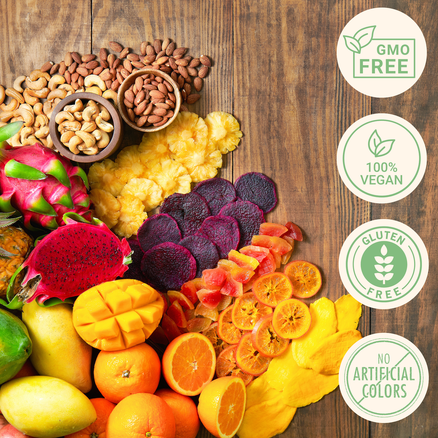 TropiJoy Dried Fruit Basket Gift -7 Tropical Flavor Soft Dried Fruit Gift Basket Fruit Baskets Gifts | Father Day Gifts Fathers Day Gourmet Food Gifts