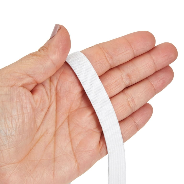 109 Yards White 1/2 Inch Elastic Band for Sewing Clothes, Stretch Knit  Bands for DIY Arts and Crafts, Tailoring, Clothing Garment Repair, Kitting