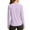 Light Violet, variant on Women's Long Sleeve UPF 50 Sun Shirt, Loose Fit Breathable Polyester Workout Top for Outdoor Yoga, Running, Hiking, and Sun Protection, Solid Color Athletic Layer Black L