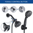 thumbnail image 4 of Amazing Force 6-Mode Wall Mount Rain Shower Head and Handheld Shower Head Combo, 1 Piece, 4 of 7