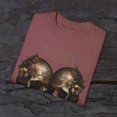 thumbnail image 3 of TOGETHER FOREVER Romantic Skulls Unisex Garment-Dyed T-shirt, 3 of 10