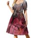 thumbnail image 3 of Vestido de manga corta The Observance of Nature Vestido elegante Vestidos de noche elegantes para mujer Vestido, 3 of 7