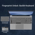 thumbnail image 6 of Molegar 15.6" Student Laptop, Intel Quad-Core N5100, 8GB RAM 256GB SSD, FHD IPS Display, Fingerprint Unlock, Backlit Keyboard Notebook for Office & Daily Study, 6 of 8