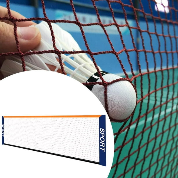 Runquan S Standard Braided Badminton Volleyball Net For Outdoor/Indoor Court Multicolor 4.1m 6.1m