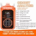 thumbnail image 5 of Askmuse 50 Amp Surge Protector for RV,18000J Camper Power Protector,Smart Circuit Analyzer with LED Display,Heavy Duty Rv Surge Protector 50 Amp for Camper,Travel Trailer, 5 of 7
