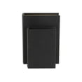 thumbnail image 3 of Contemporary Home Living Set of 2 Black and Gold Rectangular Book Storage Boxes 11", 3 of 5