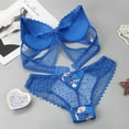 thumbnail image 3 of Bowake Sexy Embroidery Lace Extreme Padded Push Up Underwear Bra Set Bra Sets, 3 of 6