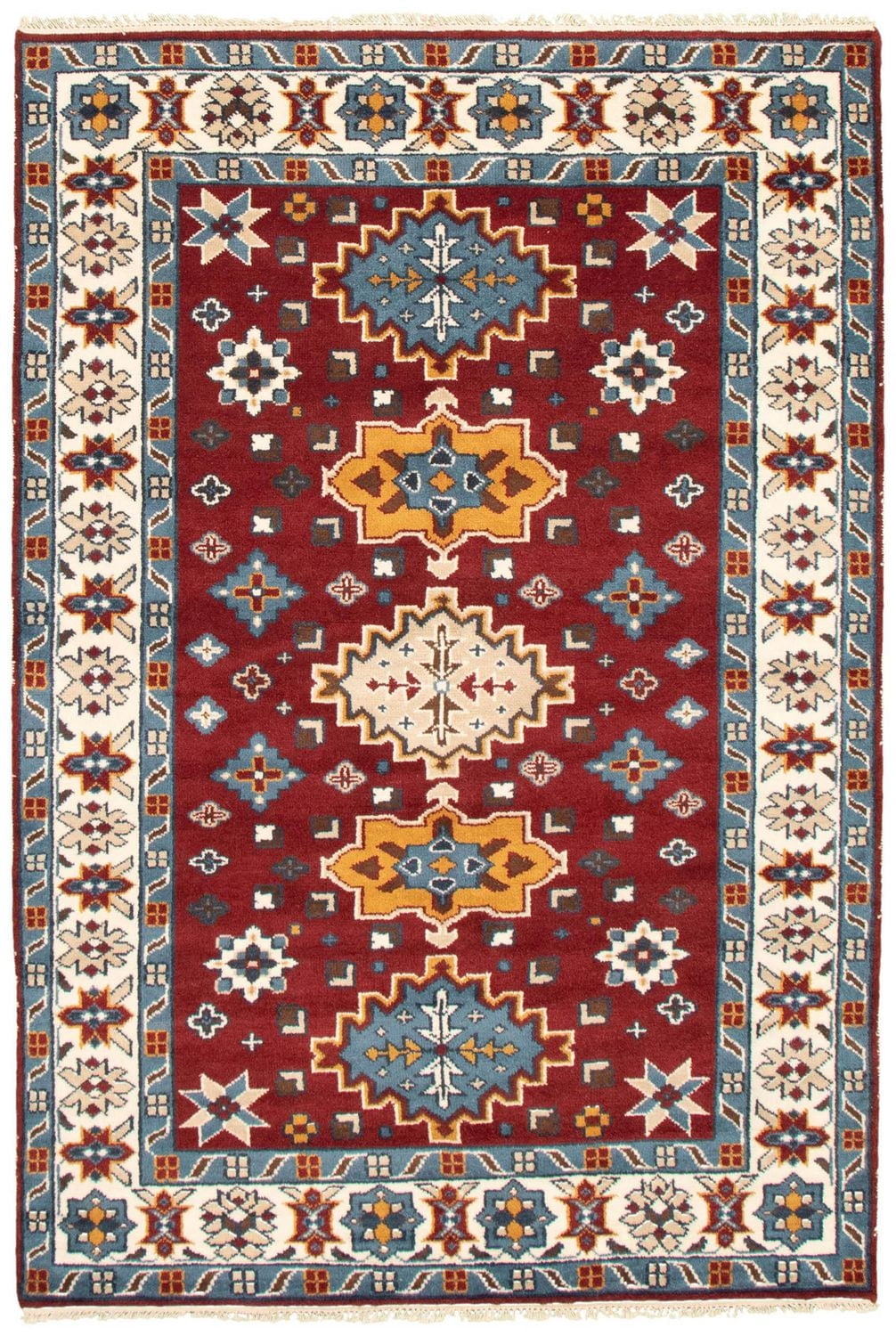 ECARPETGALLERY 100% Wool Traditional Indoor Area Rug for Entrance, Bedroom