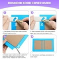 thumbnail image 6 of 5-In-1 Book Cover Guide,Bookbinding Kit, Kits Bookbinding Cover Tool for Making Book Cover DIY Tool, 6 of 7