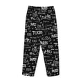 thumbnail image 5 of Naloa Travel The World Print Women’s Ultra-Soft Comfy Pajama Lounge Pants with Pockets & Drawstring, 5 of 8
