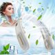 thumbnail image 2 of Portable USB Rechargeable Neck Fan Ice Porcelain Refrigeration Bladeless Neck Fan Electric Fan, 2 of 5