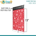thumbnail image 2 of Shop4Mailers 10 x 13 Glossy Christmas Red Snowflake Holiday Poly Bag Mailer Envelopes 2 Mil 300 Pack, 2 of 6