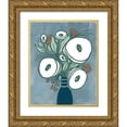 thumbnail image 1 of Murdock, Ramona 26x32 Gold Ornate Wood Framed with Double Matting Museum Art Print Titled - Bold Bouquet II, 1 of 4
