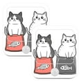 thumbnail image 7 of Yayeee LED Night Lights with Motion Detectors Auto Dusk to Dawn Light Sensors, 2 Pack, Black Chubby Cat, 7 of 7