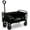 Black, variant on Outdoor Folding Wagon 28"L, Collapsible Garden Camping Storage Cart Utility Beach Wagon(27.9"L x 15.7"W, 50L)