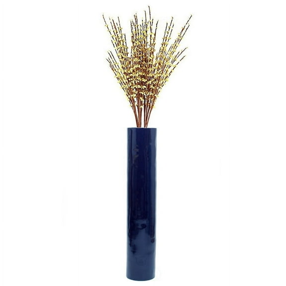 30-Inch-Tall Decorative Contemporary Bamboo Display Floor Vase - Cylinder Shape - Stylish Home Decor Accent - Modern Tall Vase