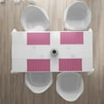 thumbnail image 3 of Ambesonne Abstract Place Mats Set of 4, Heart and Flowers Petals, Standard Size, Pale Pink and Magenta, 3 of 4