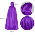 thumbnail image 2 of Unisex Full Length Hooded Robe Cloak Long Velvet Cape Cosplay Costume, 2 of 8