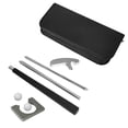 thumbnail image 2 of Portable 3 Section Right Handed Golf Putter Set, Aluminum Alloy Indoor Putting Trainer with Target for Beginners & Office Practice, 2 of 7