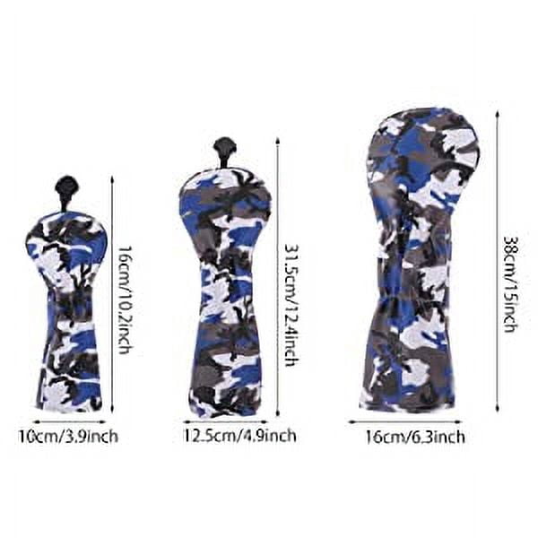 PU Leather Golf Head Cover #1#3#5 Driver Wood Headcover Protector Club
