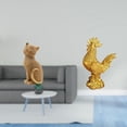thumbnail image 2 of Estatua De Gato, Figura Decorativa De Resina, Escultura Animal Para Entrada, Estantería, Sala De Estar, Dormitorio, Decoración Feng Shui De Gallina, Estatua De Gallo, Escultura De Gallo Para, 2 of 8
