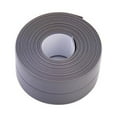 thumbnail image 2 of 3Pcs PVC Sealing Strip Self-Adhesive Edge Protector Waterproof Anti-Mildew 3.2m Edge Protector Waterproof Anti-Mildew Bathtub Corner Tapes Kitchen Shower Floor Gray, 2 of 9