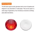 thumbnail image 4 of Flat Back Round Acrylic Rhinestones,10mm Red Flatback Crystal Rhinestones for Crafts Clothes Shoes DIY 100Pcs, 4 of 6