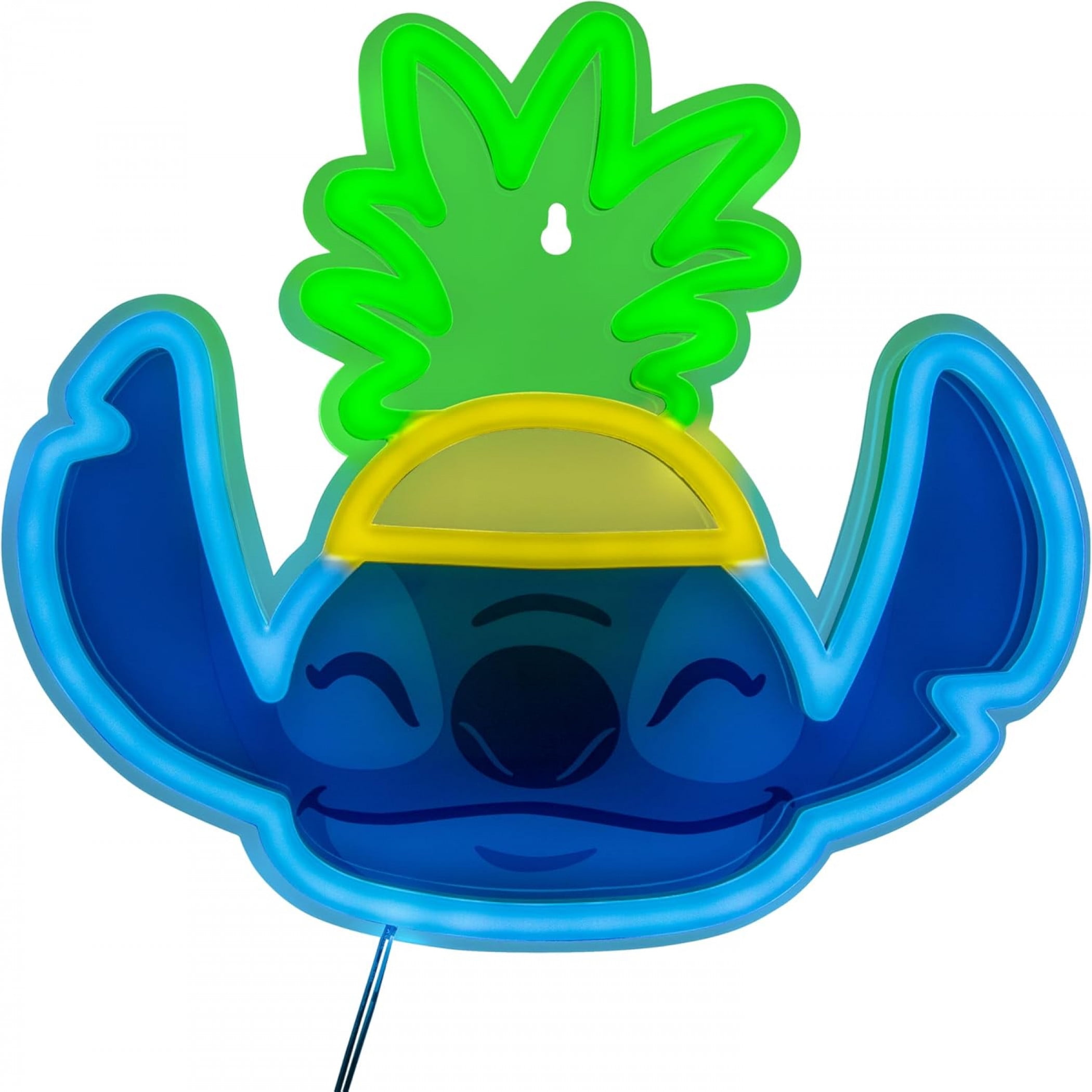 Paladone Disney Stitch Ohana Neon LED Light, 15cm x 30cm, USB