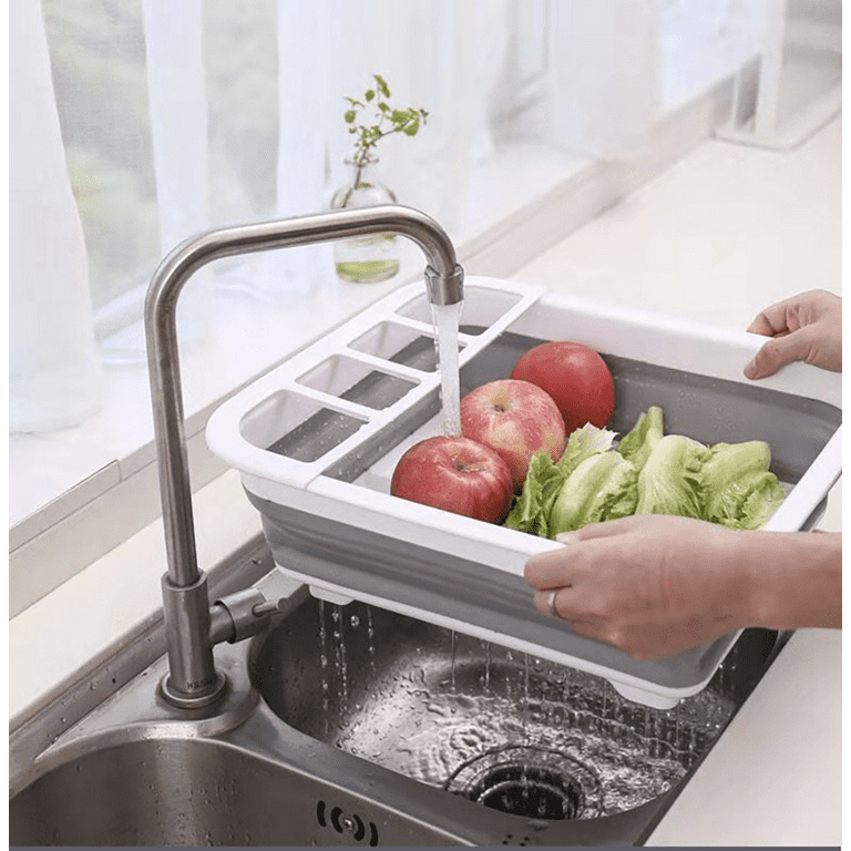 Collapsible Dish Drainer Retractable Foldable Dish Drying Rack