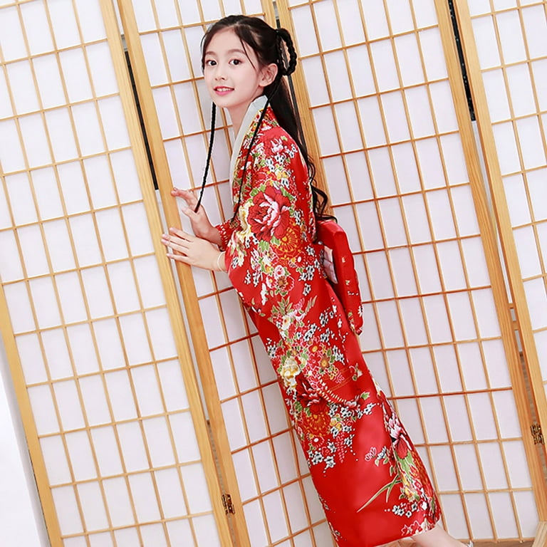 Girls/kids/pre-teen/teen's Yukata, Obi Belt, Obijime