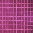 thumbnail image 1 of Ahgly Company Indoor Square Checkered Purple Modern Area Rugs, 3' Square, 1 of 4