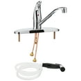 thumbnail image 2 of Peerless Faucet Single Handle Kitchen Faucet with Side Sprayer in Chrome, 2 of 7