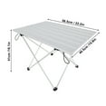 thumbnail image 3 of Camping Table, Portable Folding Camping Table, Aluminum Alloy Table Foldable Desk Table Outdoor Camping[L], 3 of 9