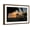 Brown Frame, variant on Art.com Pier with Palapa on Caribbean Sea at Sunrise, Maya Beach, Stann Creek District, Belize Photographic Print, White Frame Wall Art, 29" x 21"