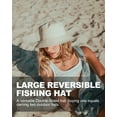 thumbnail image 3 of Zylioo Reversible Bucket Sun Hats,Unisex Fishing Hats With Chin Strap,Trendy Double Side Wear Summer Travel Hats, 3 of 5